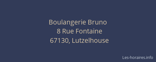 Boulangerie Bruno