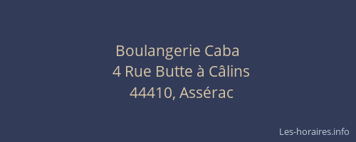 Boulangerie Caba
