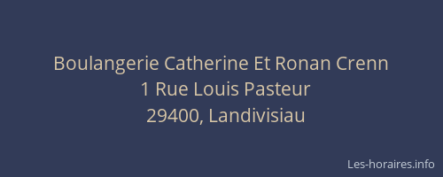 Boulangerie Catherine Et Ronan Crenn