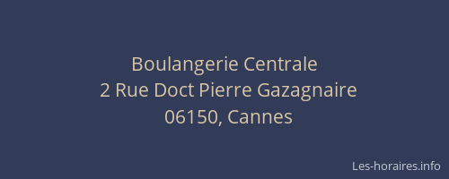 Boulangerie Centrale