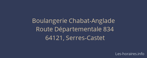 Boulangerie Chabat-Anglade