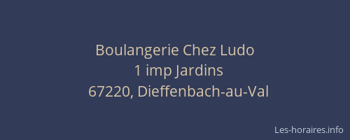 Boulangerie Chez Ludo