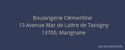 Boulangerie Clémentine