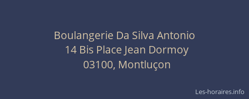 Boulangerie Da Silva Antonio