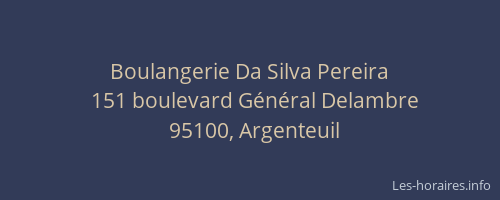 Boulangerie Da Silva Pereira