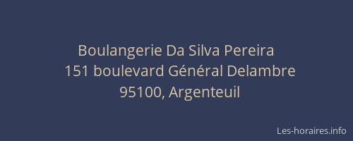 Boulangerie Da Silva Pereira