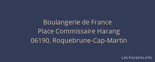 Boulangerie de France