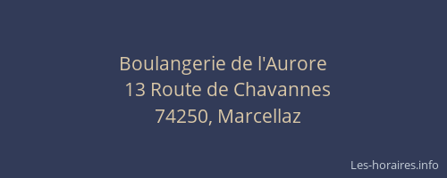 Boulangerie de l'Aurore