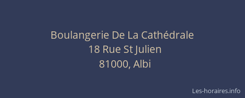 Boulangerie De La Cathédrale