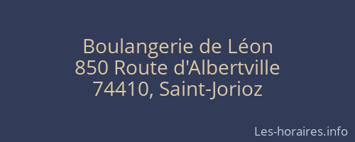 Boulangerie de Léon