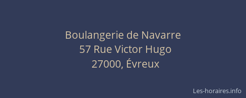 Boulangerie de Navarre