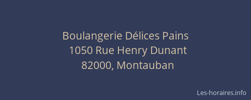 Boulangerie Délices Pains