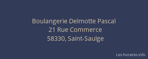 Boulangerie Delmotte Pascal