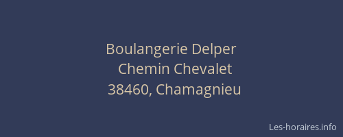 Boulangerie Delper