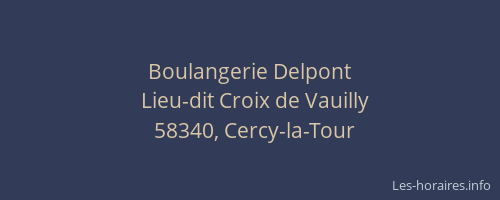 Boulangerie Delpont