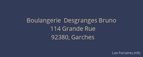 Boulangerie  Desgranges Bruno