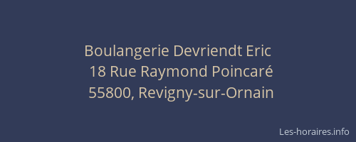 Boulangerie Devriendt Eric