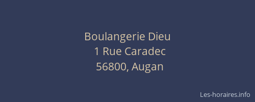 Boulangerie Dieu