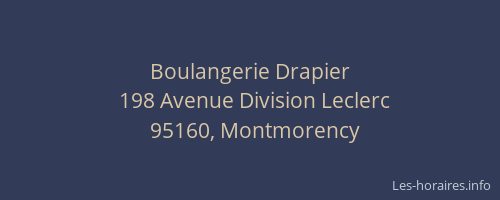 Boulangerie Drapier