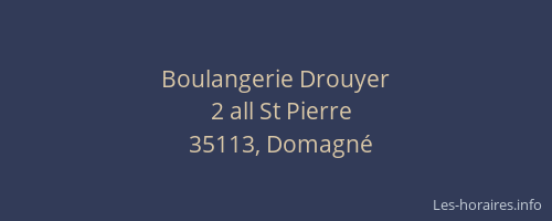 Boulangerie Drouyer
