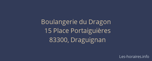 Boulangerie du Dragon