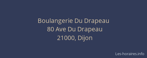 Boulangerie Du Drapeau