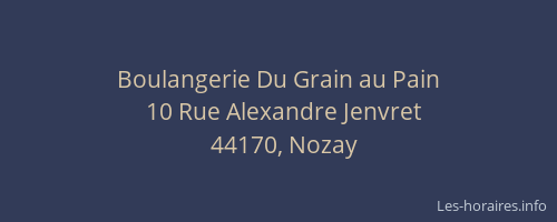 Boulangerie Du Grain au Pain