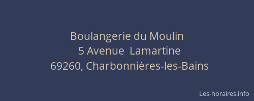 Boulangerie du Moulin