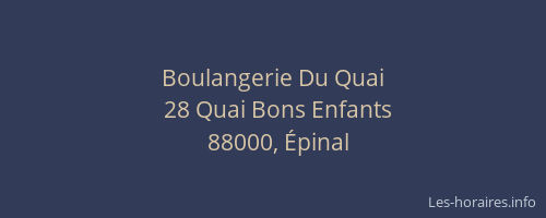 Boulangerie Du Quai