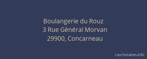 Boulangerie du Rouz