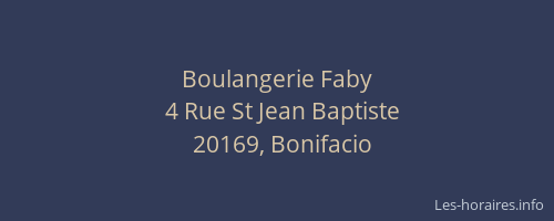 Boulangerie Faby