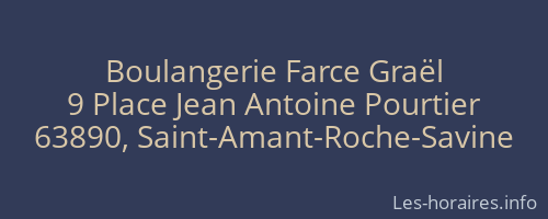 Boulangerie Farce Graël