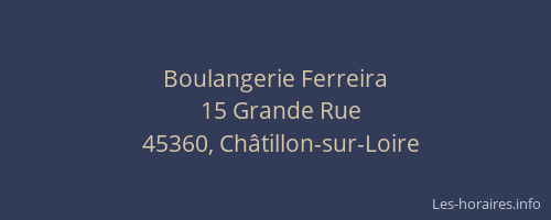 Boulangerie Ferreira