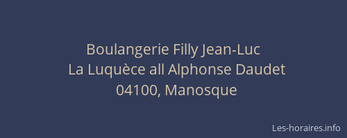 Boulangerie Filly Jean-Luc