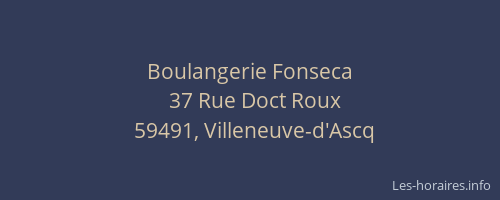 Boulangerie Fonseca