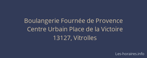 Boulangerie Fournée de Provence