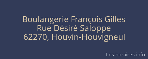 Boulangerie François Gilles