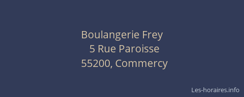 Boulangerie Frey