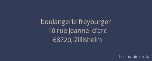 boulangerie freyburger
