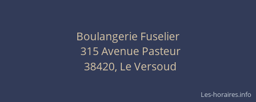 Boulangerie Fuselier
