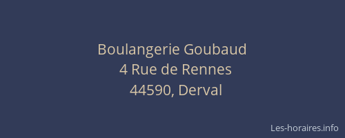 Boulangerie Goubaud