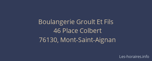 Boulangerie Groult Et Fils