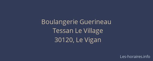 Boulangerie Guerineau