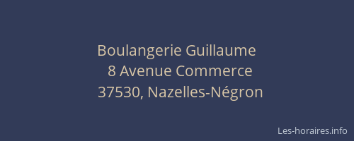 Boulangerie Guillaume