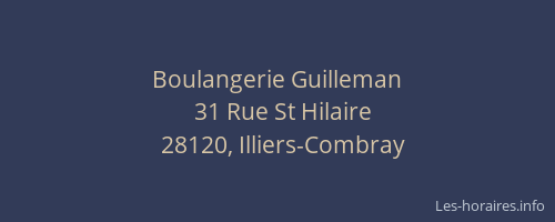 Boulangerie Guilleman