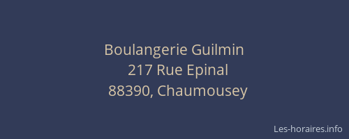 Boulangerie Guilmin