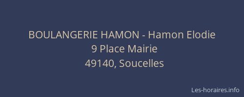 BOULANGERIE HAMON - Hamon Elodie
