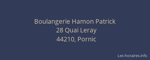 Boulangerie Hamon Patrick