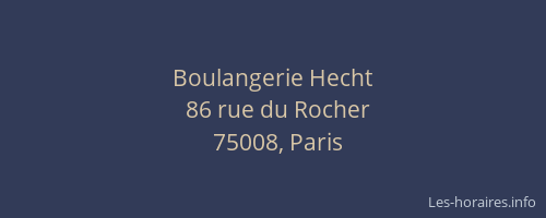 Boulangerie Hecht