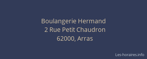Boulangerie Hermand